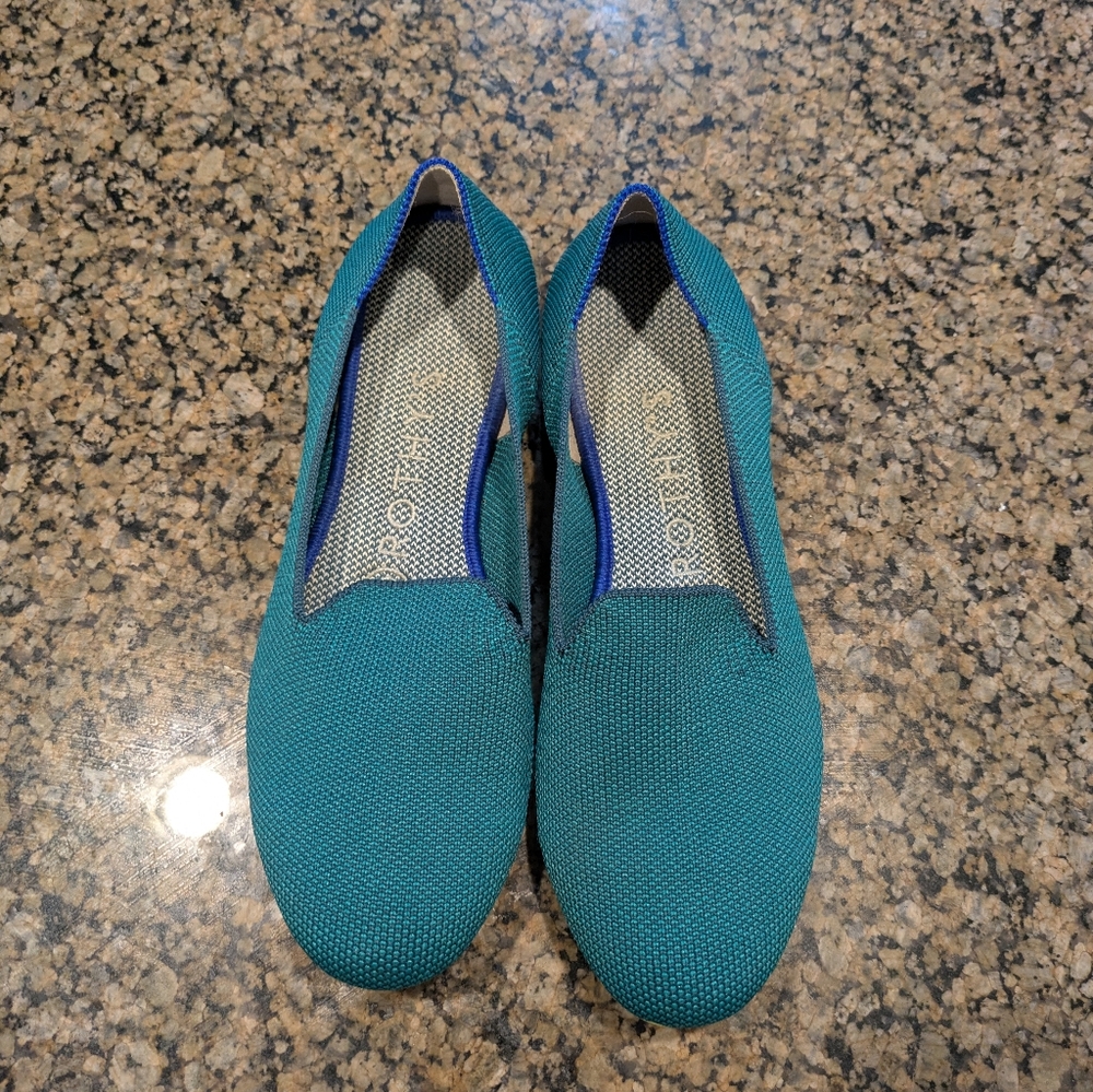 Rothy’s The Loafer Teal size 6